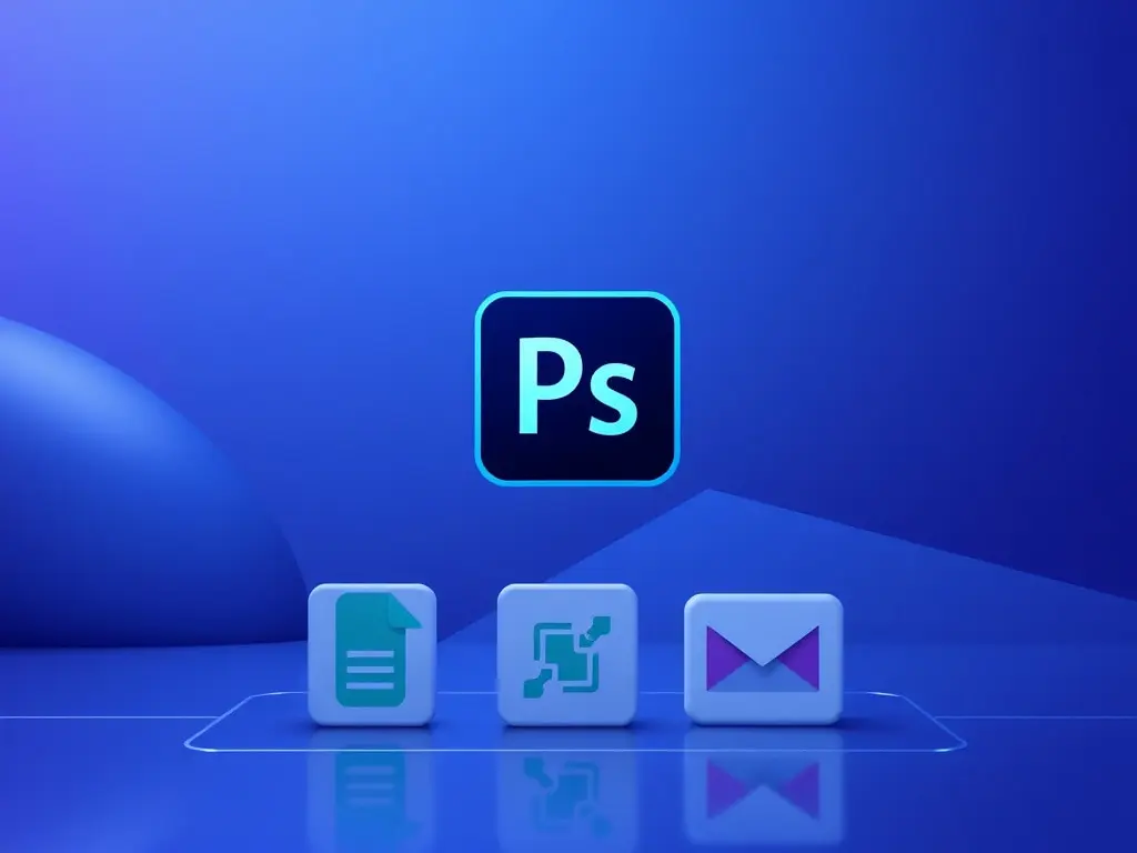 Professional illustration of connect Google Sheets Gmail Slack Webhooks concept and implementation