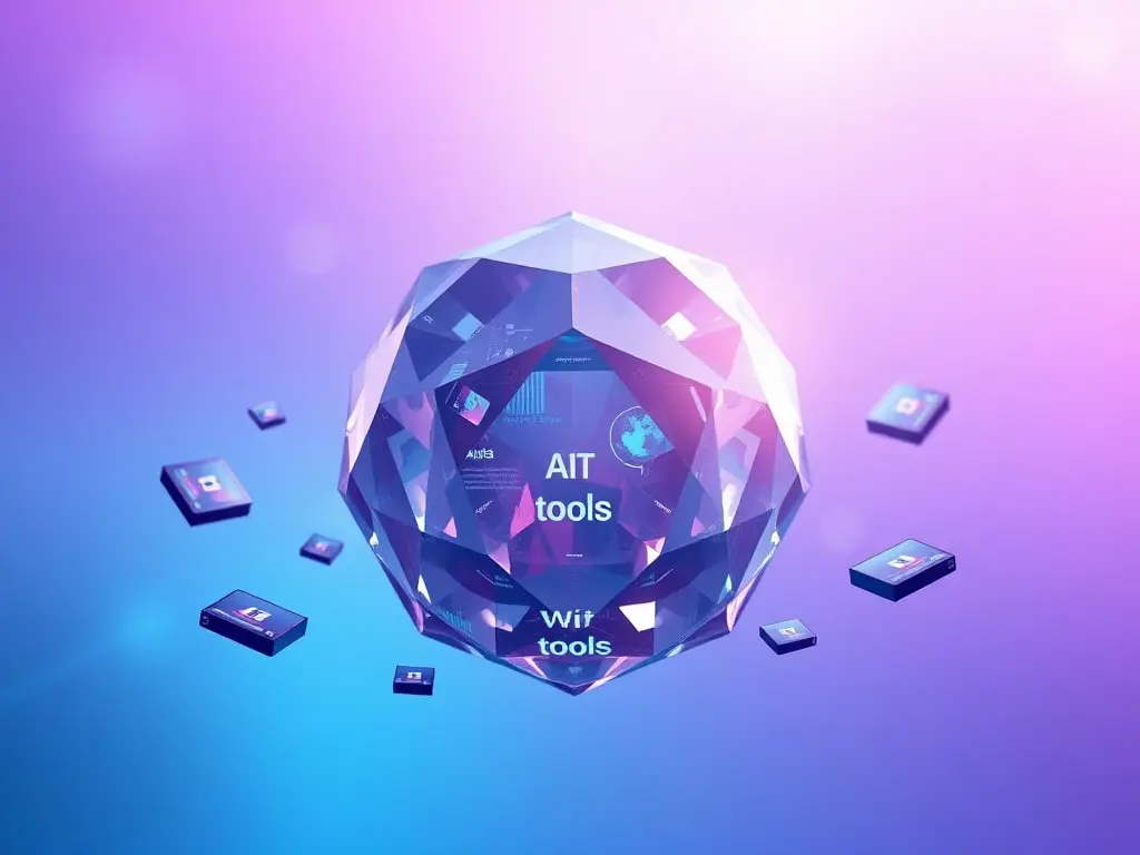 Screenshot of AI tools for 3D design and rendering user interface and dashboard