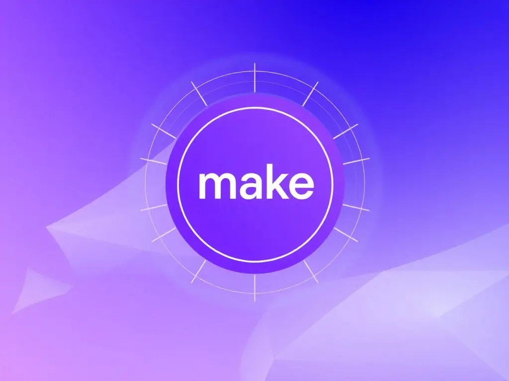 Professional illustration of complex scheduling in Make.com concept and implementation