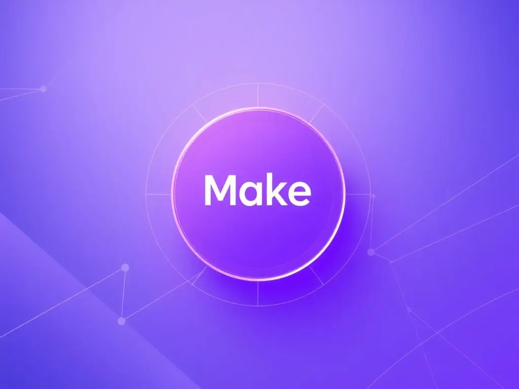 Professional illustration of scaling automations with Make.com concept and implementation