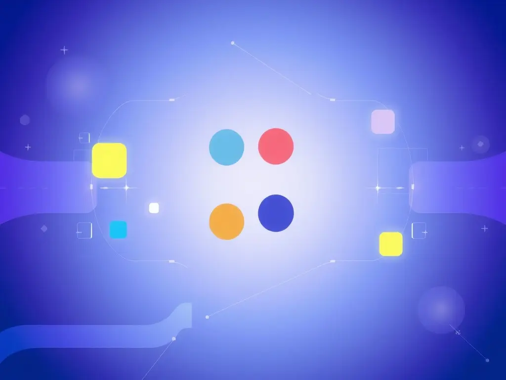 Professional illustration of real-time Slack notifications for business events concept and implementation